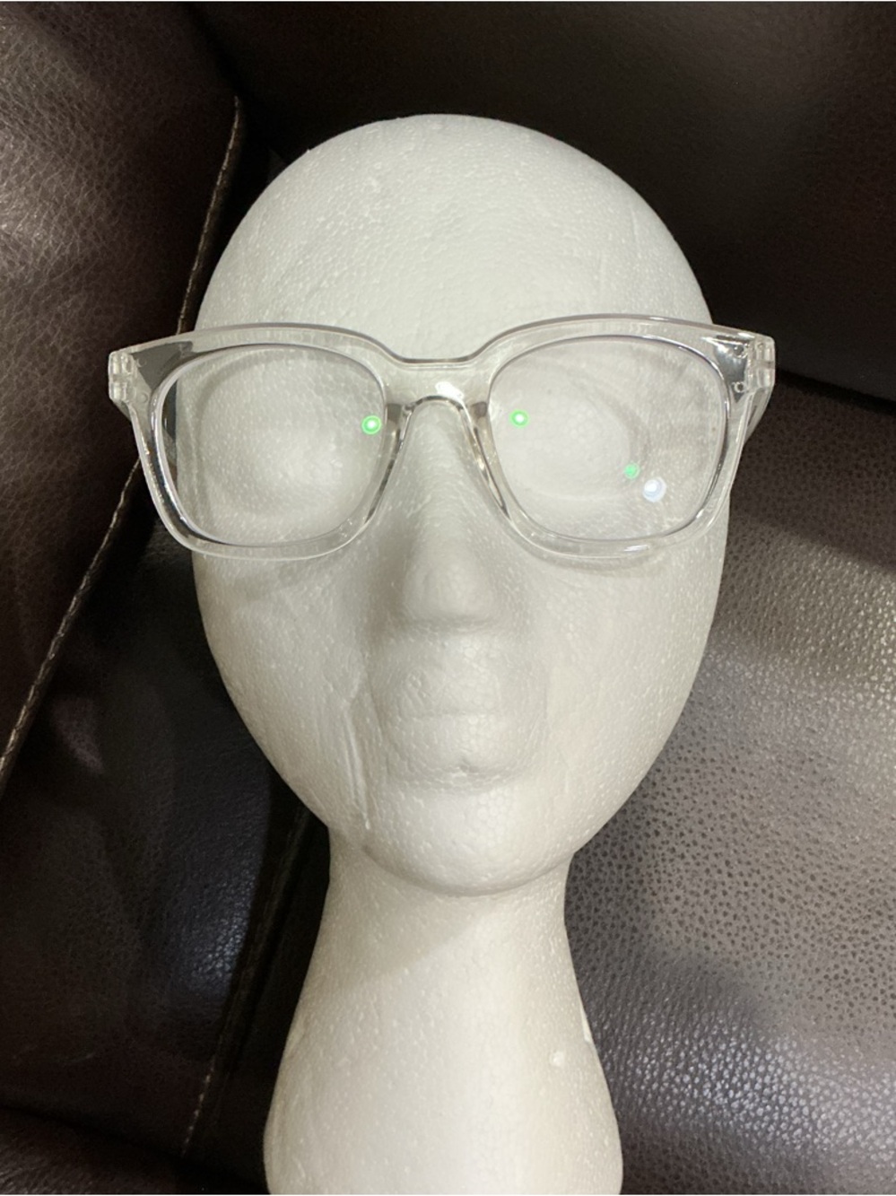 Peepers TO THE MAX Clear Transparent Square Bluelight Reading Glasses